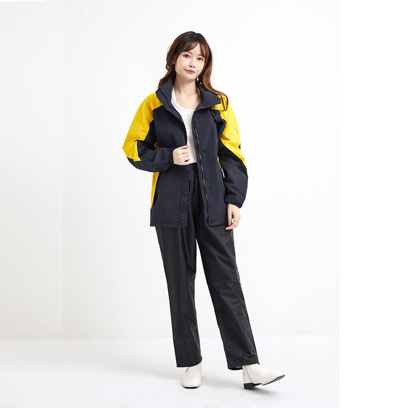 雨衣雨裤套装分体雨衣电动车外卖骑行单上衣雨衣长款全身防暴雨裤