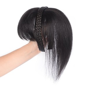 刘海假发发箍一体自然前额遮盖白发增加发量自然无痕真发假发片女