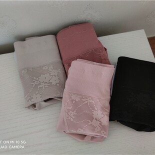 型不卷边收腹包臀无痕加肥加大内裤 高腰大版 纯棉质感 女士内裤 大码