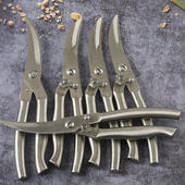 厨房强力剪骨剪刀全钢鸡骨剪不锈钢特大多功能剪骨头 大回弹剪刀