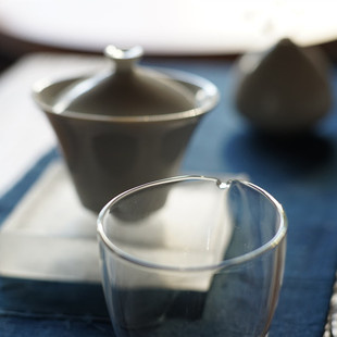 喜水茶道公杯公道杯耐热玻璃高硼硅日式玻璃器匀杯分茶茶席高品质