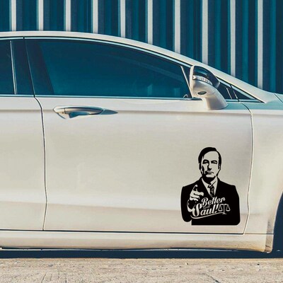 高分美剧人物风骚律师绝命律师头像汽车贴纸拉花改装防水反光