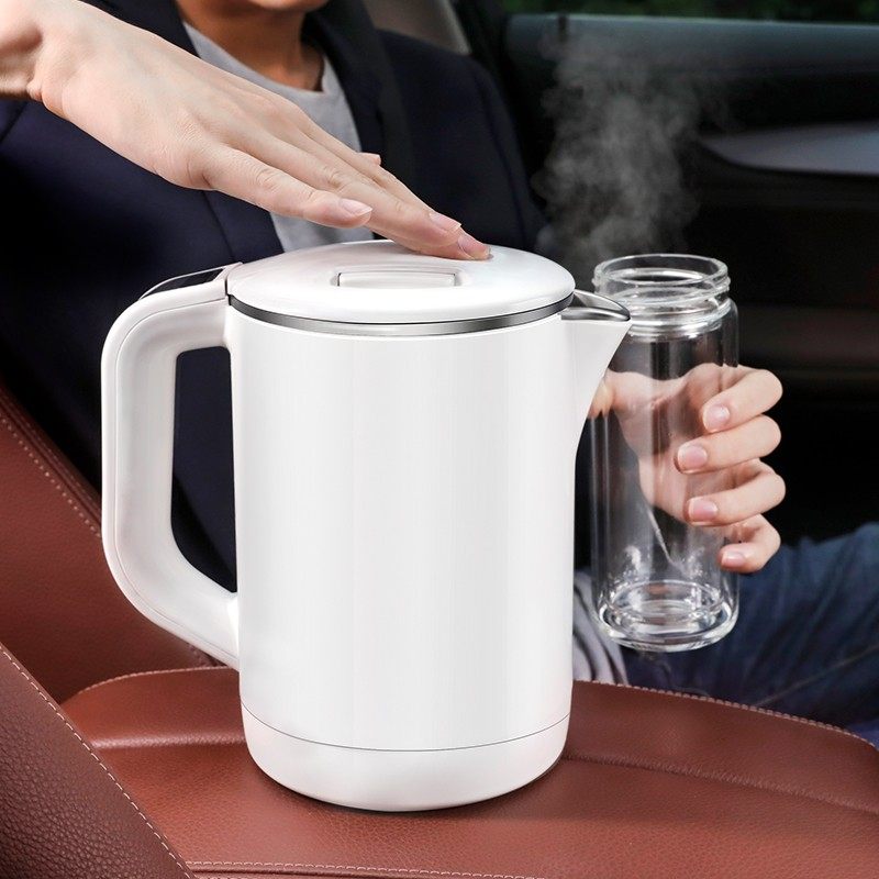 车载电水壶 12V轿车24V货车通用多功能热水杯304不锈钢大容量1.2L