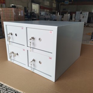 如家酒店指定供应商四门双钥匙开启保险柜金标商旅款4格门保险箱