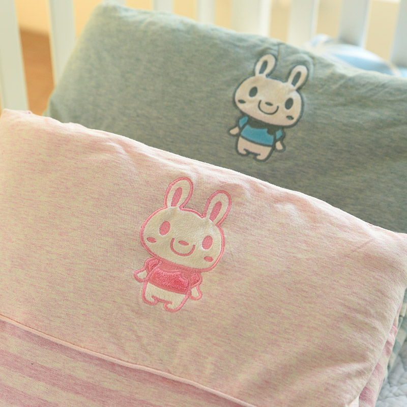 厚款 色纺天竺棉 儿童被子 针织纯棉宝宝棉被 幼儿园被子冬季新款