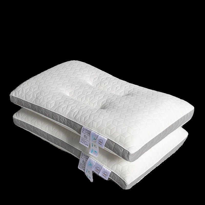 立体乳胶护颈枕枕头枕芯一只装单人绗缝枕芯助睡眠学生宿舍公寓2