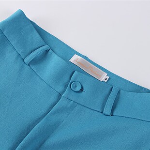 薄款 直筒九分裤 包臀小脚裤 新款 子 百搭修身 女裤 裤 夏装 职业西装