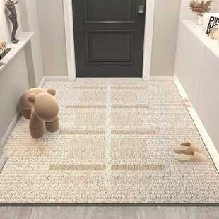 简约丝圈入户门地毯蹭土地板防滑脚垫家用玄关地垫易打理地毯