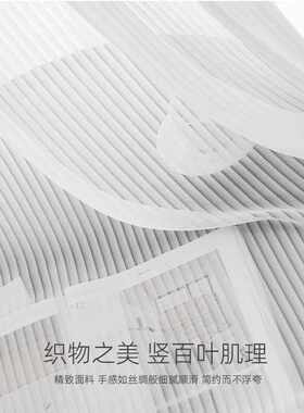 透光不透人镜面幻影纱帘简约素纱百叶防勾丝金刚窗纱现代简约