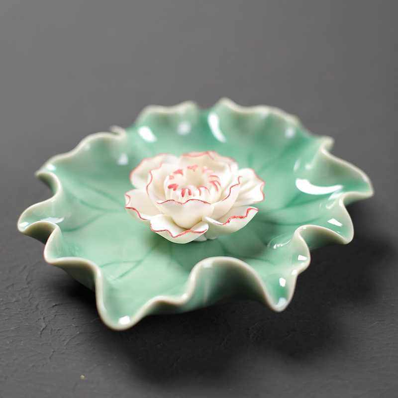 纯手工莲花荷花陶瓷香盘香插香座 多款线香塔香多功能倒流小香炉,家居饰品,香托/香盘/香座/香插,淘宝优惠券,粉丝福利购,淘宝优惠卷