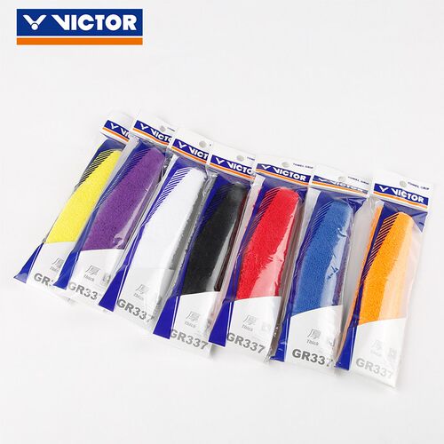 威克多VICTOR胜利羽毛球毛巾手胶GR334薄款防滑GR337厚款吸汗