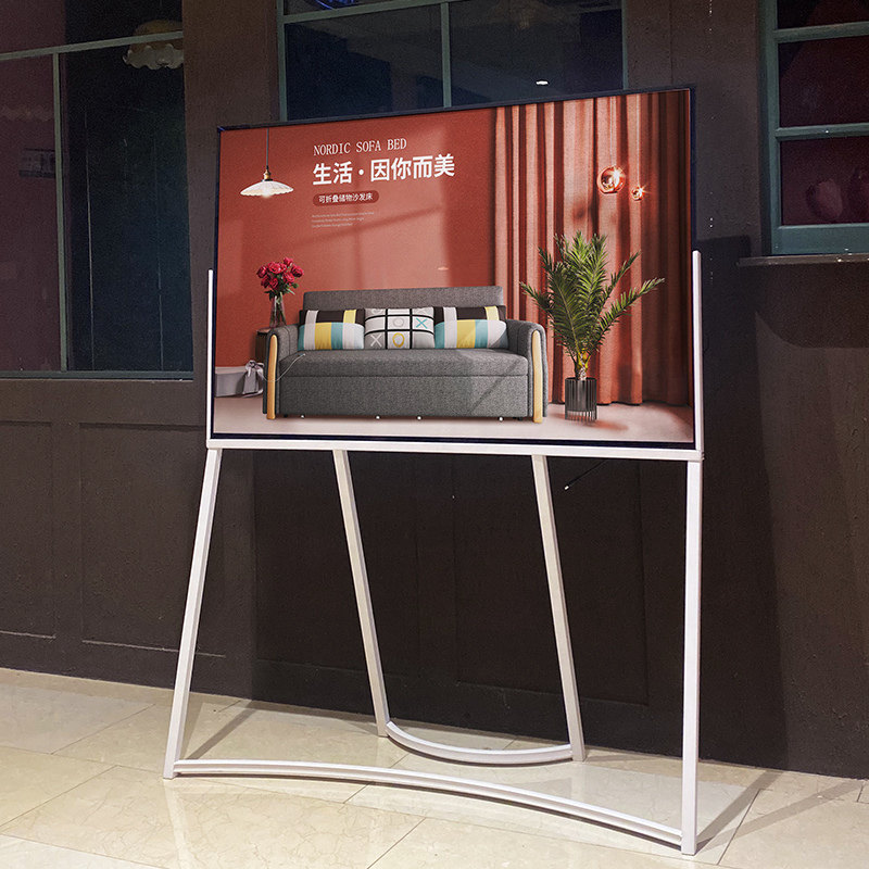 led灯箱广告牌发光展示牌展架立式落地式点餐台菜谱架宣传立牌架