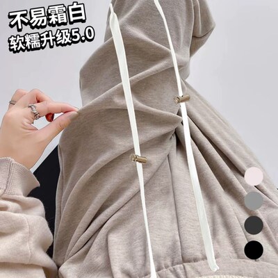 2024新款孕妇裤春夏季糯米阔腿裤宽松高腰系绳子显瘦休闲裤长裤子