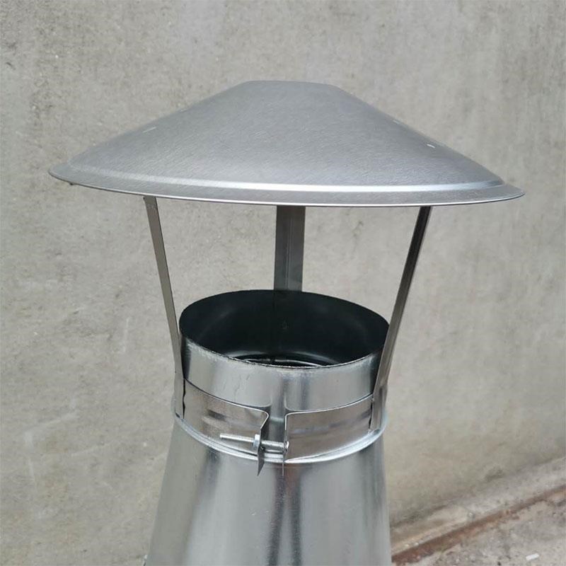 防风帽不锈钢烟囱防雨帽排烟排气管道放风帽烟筒盖土灶壁炉烟管罩