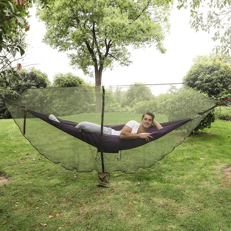 户外吊床专用防蚊帐篷网s罩超轻便携露营秋千防蚊虫保护罩套分离图片