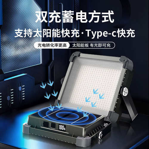 灯夜市摆摊三轮车专用地摊灯户外露营照K明灯超长续航停电应急灯
