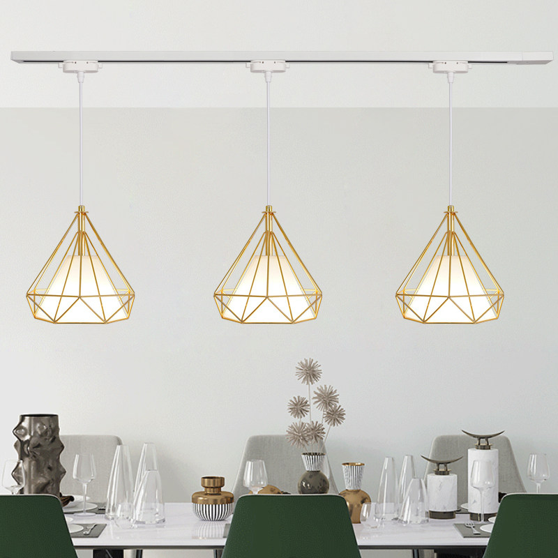 北欧简约现代家用餐桌吊灯 创意个性店铺酒吧台商用led轨道吊灯具,家装灯饰光源,轨道灯,淘宝优惠券,粉丝福利购,淘宝优惠卷