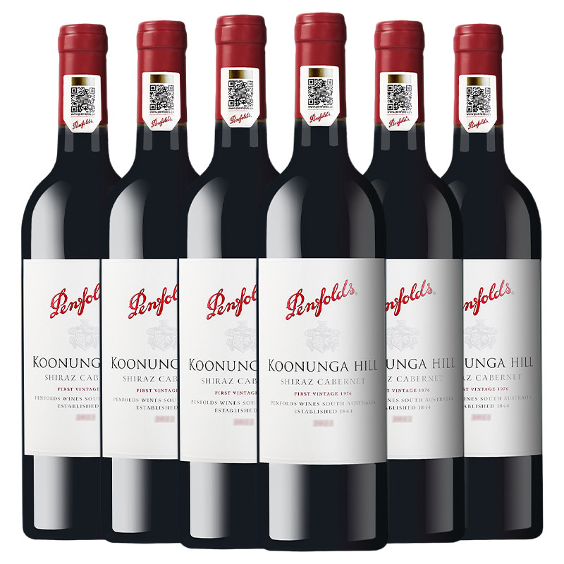 奔富寇蔻兰山设拉子葡萄酒进口红酒750ml*6整箱【正品国行带码】