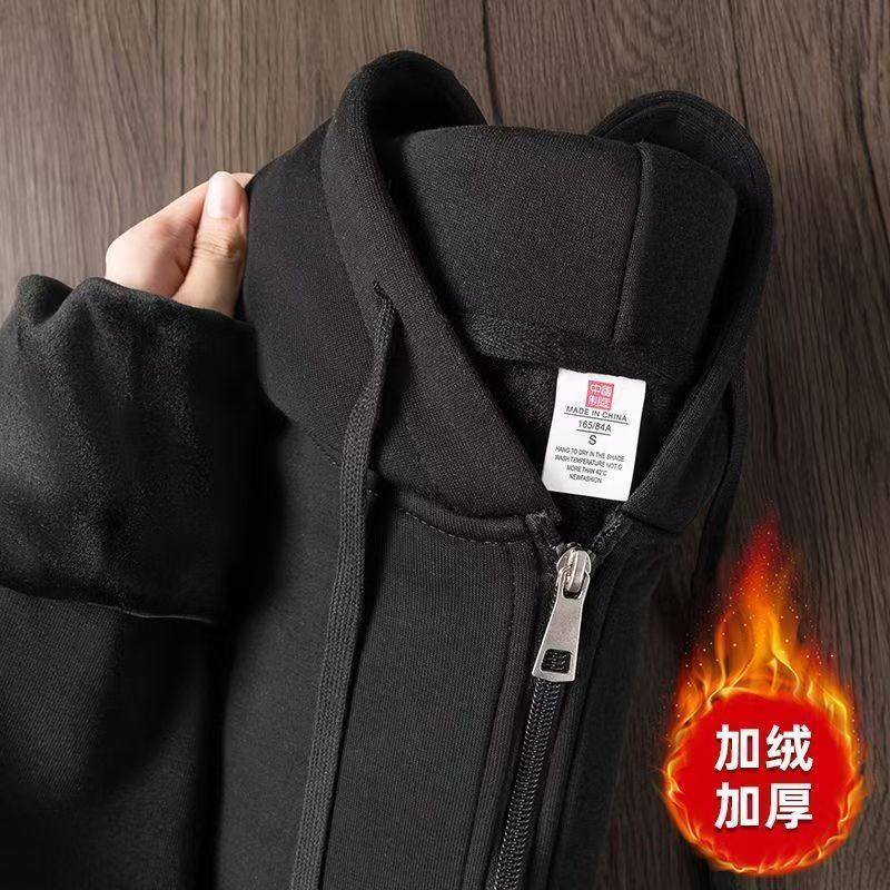 秋季新款连帽卫衣正肩外套卫衣女拉链学院风宽松百搭上衣情侣外套
