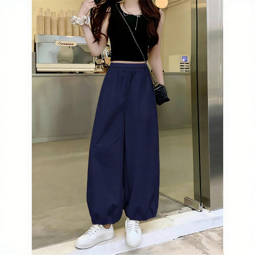 外穿简约灯笼裤女夏季
