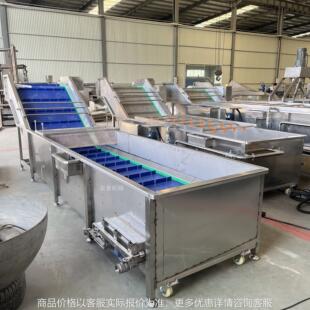 葡萄涡流清洗机包安 苹果切半加工线 橙子气泡清洗机 苹果清洗机