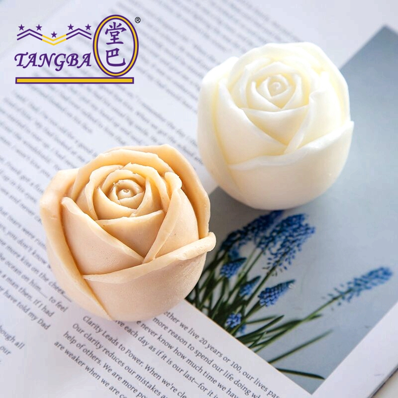 tangba堂巴 6连玫瑰花慕斯硅胶模具玫瑰花瓣法式西点情人节蛋糕模