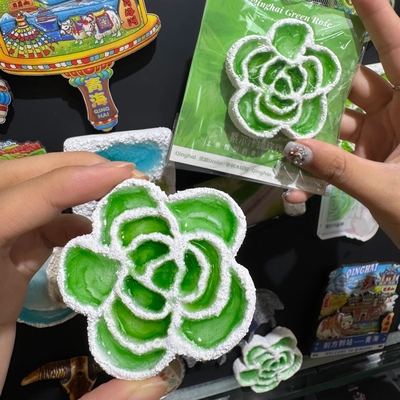 青海绿玫瑰冰箱贴特色建筑纪念