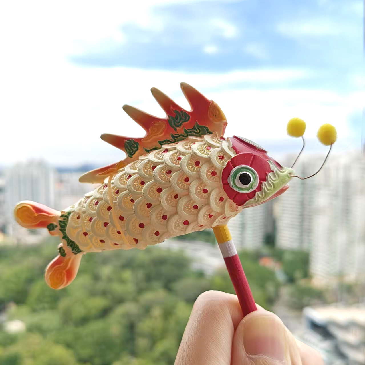 成毅《天地剑心》徽州鱼灯冰箱贴