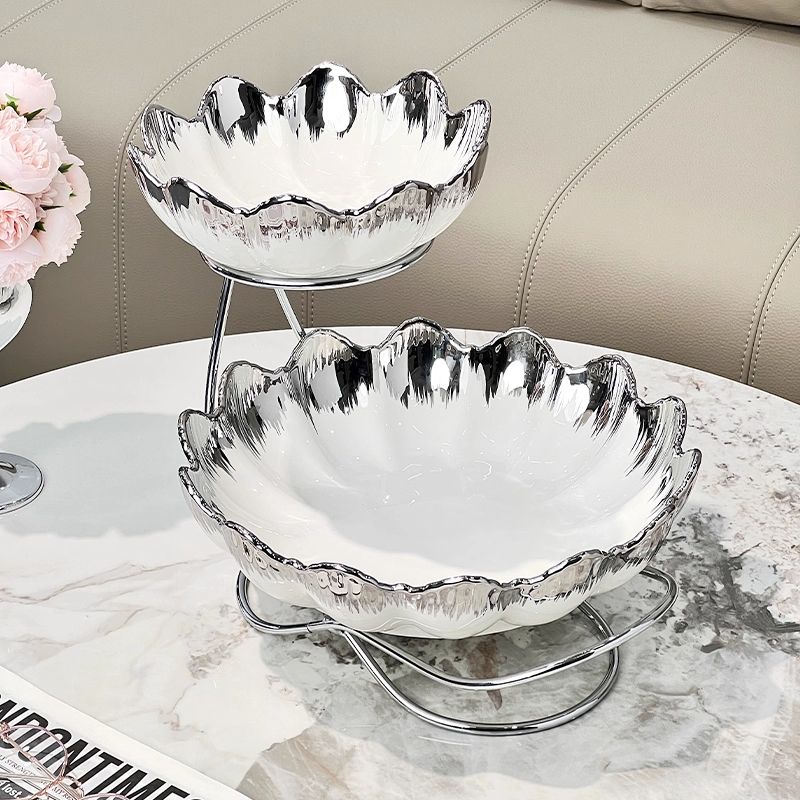 德国陶瓷水果盘轻奢高档