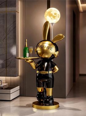 德国兔子落地摆件客厅电