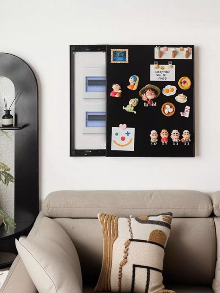 DIY磁吸电表箱装饰画遮挡配电箱电源电闸开关盒盖板遮丑轻奢挂画