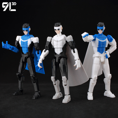 9L3D打印多关节可动Dummy13幸运T13人偶无敌小子马克系列手办模型