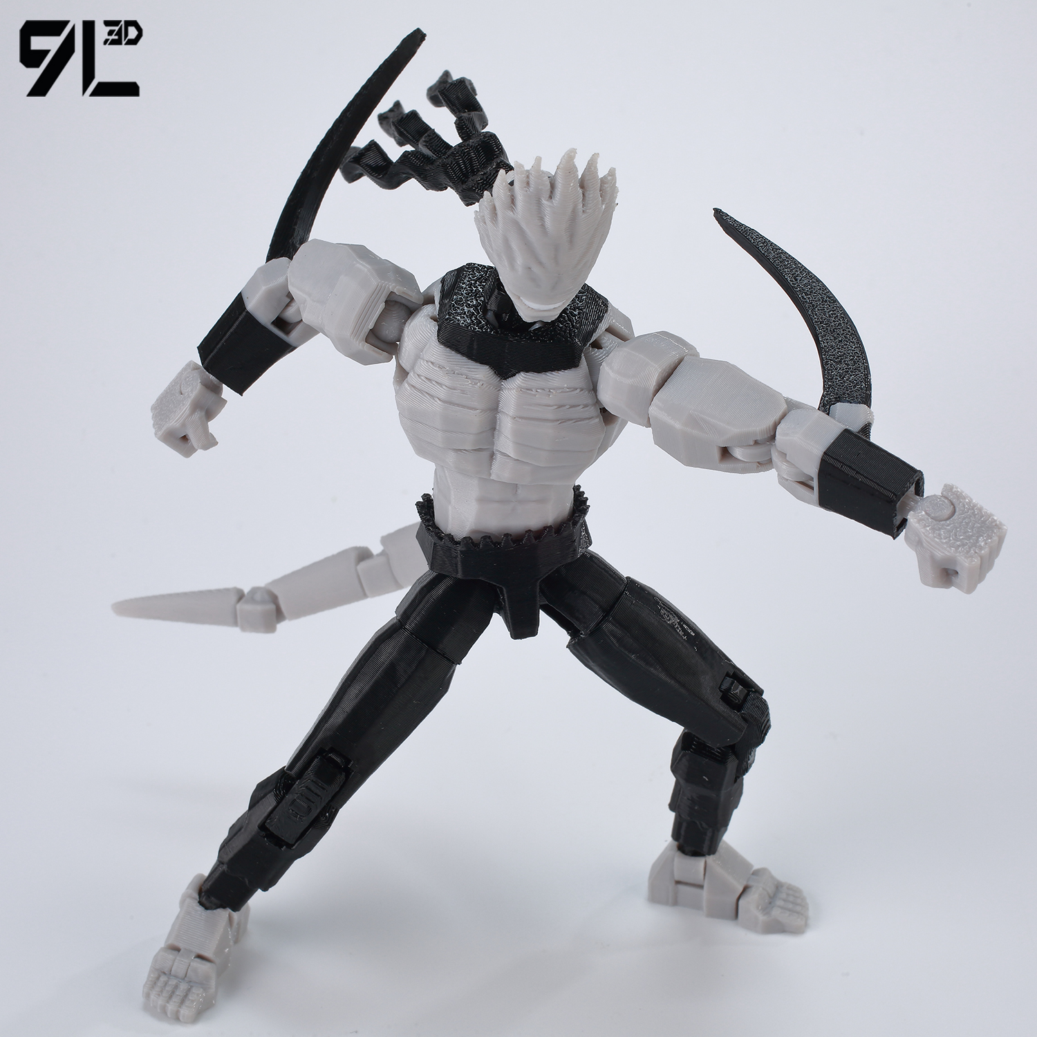 9L3D打印咒术回战特级咒术真人最终形态景品手办幸运13泰坦13模型