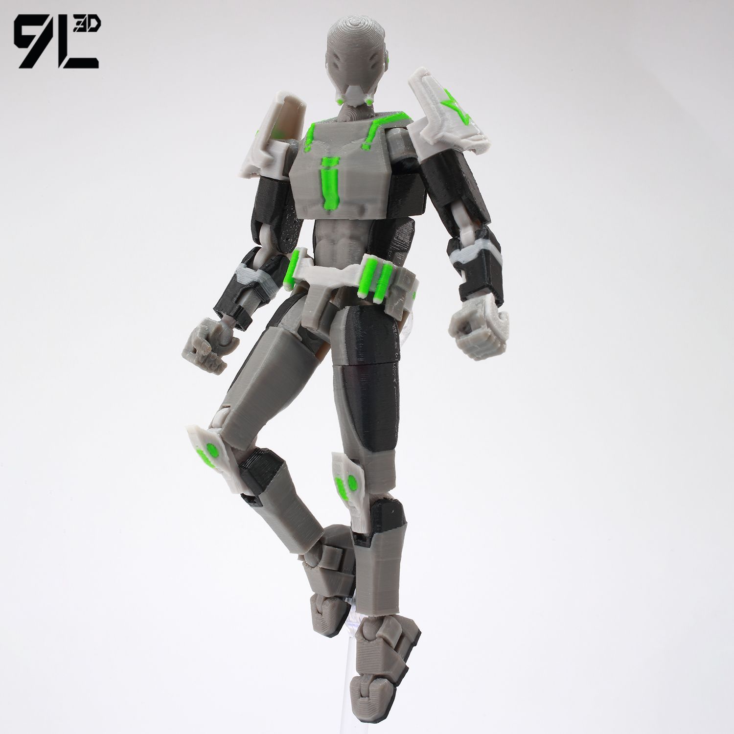 GDA马克手办无敌少侠全球防御局战术装甲9L3D关节可动模型幸运 13图片