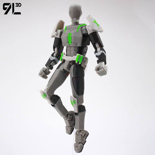 GDA马克手办无敌少侠全球防御局战术装甲9L3D关节可动模型幸运 13