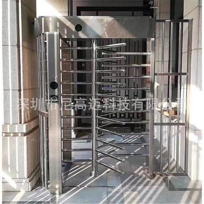 工厂成品旋转门厂家直供导流栏栅全高转闸三排梳齿防回旋人行道闸