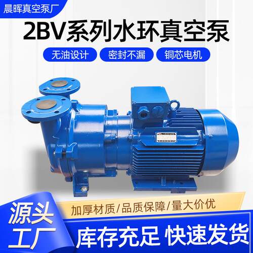 2BV水环式真空泵不锈钢耐腐蚀防爆真空处理设备电动水环真空泵