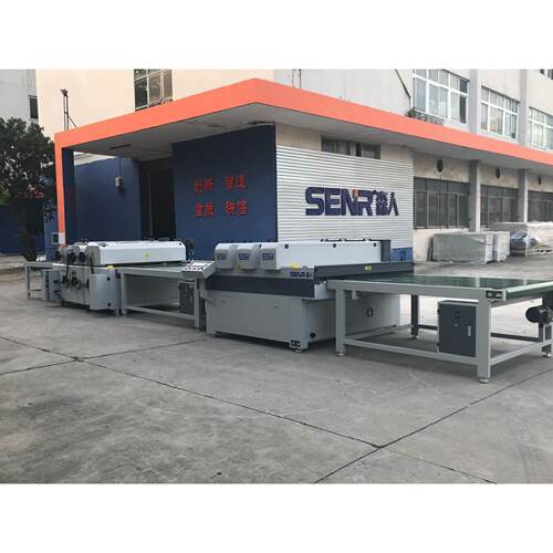 家具厂板材大板辊涂UV底油用UV底漆辊涂加工线