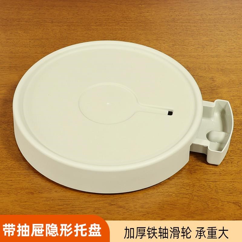 花盆底座托盘大号隐形滑轮底托带轮加厚塑料接水盘万向轮移动花盘