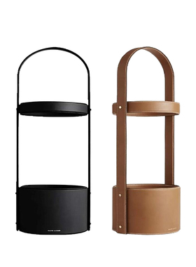 现代简约样板房售楼部雨伞架皮伞桶入户门厅工艺品装饰收纳架摆件