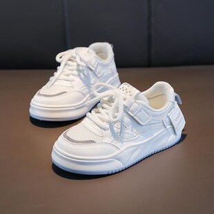 透气网面小白鞋 运动鞋 百搭男童鞋 儿童休闲板鞋 子春夏新款 女童网鞋