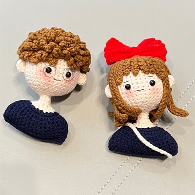 手工编织礼物送男生DIY男女孩情侣头像钥匙扣挂件钩针Z毛线自制男