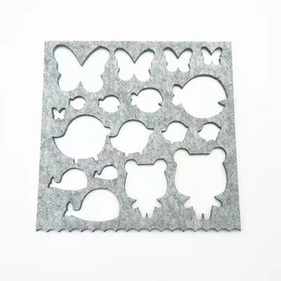 羊毛毡辅料 戳戳乐模板模具 模板工具新手零基础制作材料动物数字