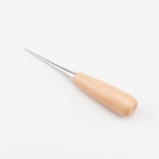 全钢木柄锥子emy手工编织工具打孔调节定位DIY皮革钻锥千枚