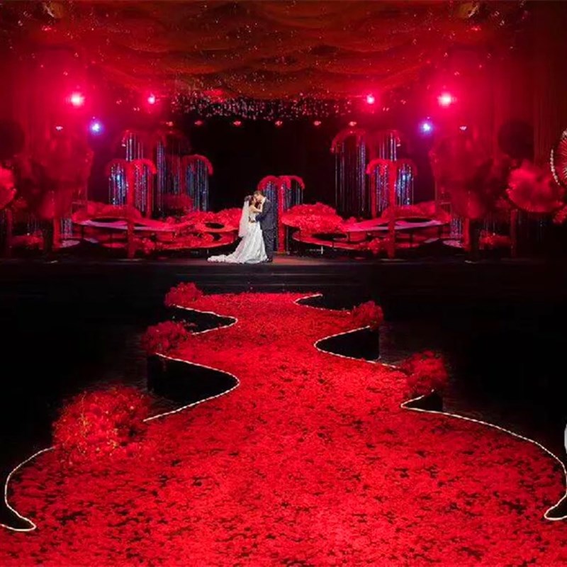 2019新款婚庆道具铁艺水晶树可升降 路引婚礼t台摆件珠帘许愿树