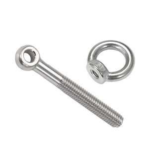 304不锈钢活节螺丝螺母组合鱼眼螺栓O型圈带孔吊环套装 M24 M5M6M8