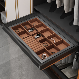 米司库伸缩裤架多功能衣柜裤抽架柜内推拉挂裤架拉篮裤抽饰品收纳