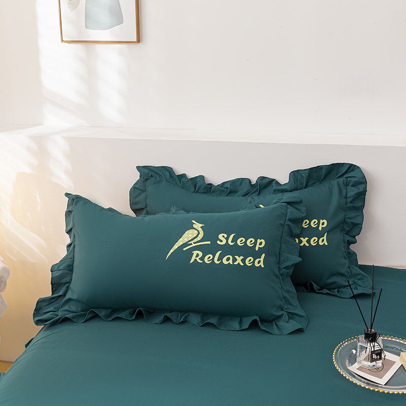 全棉床裙床罩单件纯棉裙式床单床笠床套席梦思防滑保护套1.8/2.0m