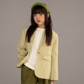 上衣 儿童洋气西服中大童潮酷穿搭秋装 小女森女童西装 外套春秋新款