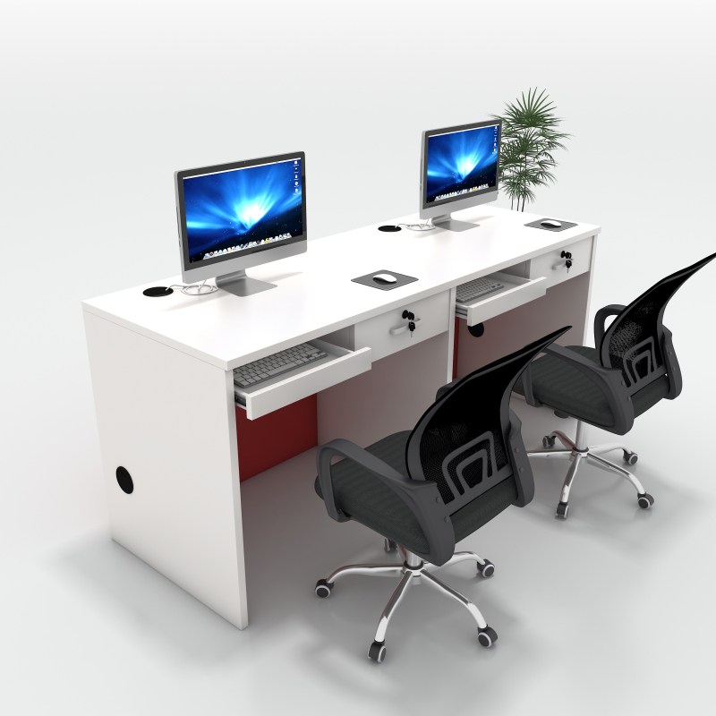 接待台前台公司电脑销售咨询地快递板式吧台门面店中介办公桌房产